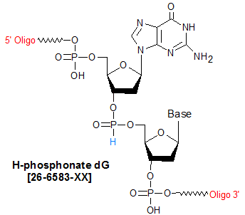 picture of H-Phosphonate dG. dG(H-p)